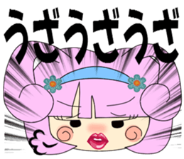 Bunny Tiara Girl part2 sticker #3712584
