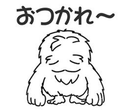 Yeti monochrome version sticker #3713702