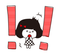 Girls with bobbed hair sticker #3713873