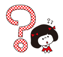 Girls with bobbed hair sticker #3713874