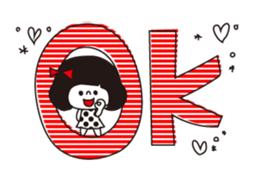 Girls with bobbed hair sticker #3713879