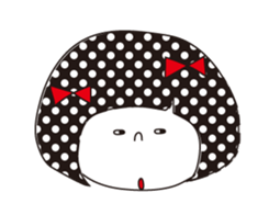 Girls with bobbed hair sticker #3713888