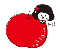 Girls with bobbed hair sticker #3713894