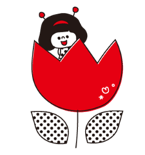 Girls with bobbed hair sticker #3713909