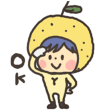 yuzu mikan sticker #3714112