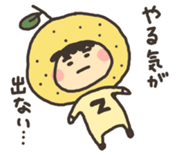 yuzu mikan sticker #3714122
