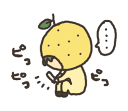 yuzu mikan sticker #3714127