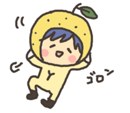 yuzu mikan sticker #3714136