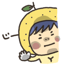 yuzu mikan sticker #3714137