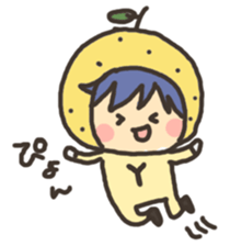 yuzu mikan sticker #3714140