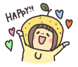 yuzu mikan sticker #3714146