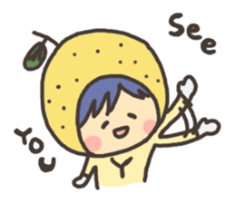 yuzu mikan sticker #3714149