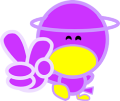 Five pretty small birds sticker #3714838