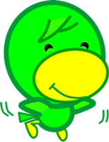 Five pretty small birds sticker #3714854