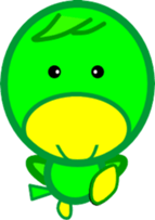 Five pretty small birds sticker #3714865