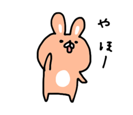 Cute mini rabbit sticker #3715032