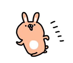 Cute mini rabbit sticker #3715043