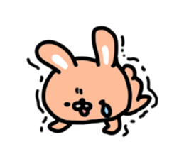 Cute mini rabbit sticker #3715047