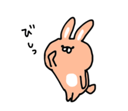 Cute mini rabbit sticker #3715052