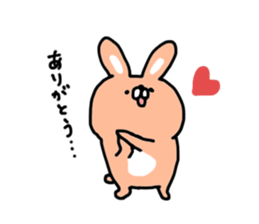 Cute mini rabbit sticker #3715054