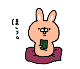 Cute mini rabbit sticker #3715061