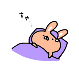 Cute mini rabbit sticker #3715063