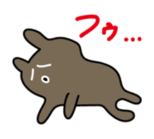 cheeky rabbit Sticker sticker #3715088