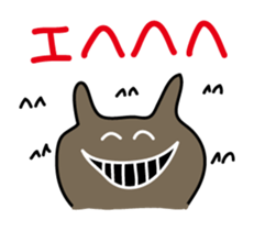 cheeky rabbit Sticker sticker #3715090