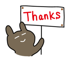 cheeky rabbit Sticker sticker #3715093