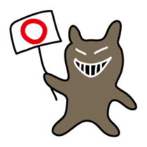 cheeky rabbit Sticker sticker #3715100