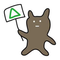 cheeky rabbit Sticker sticker #3715102