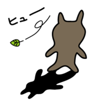 cheeky rabbit Sticker sticker #3715105