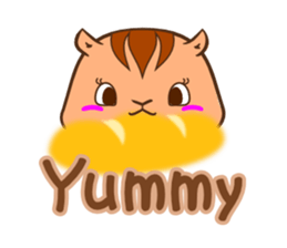 greeting squirrel sticker #3715593