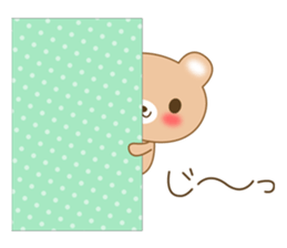 The cuddly brown bear sticker #3715686