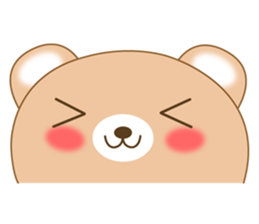 The cuddly brown bear sticker #3715710