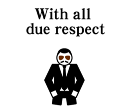 Chivalrous spirit/English sticker #3716648