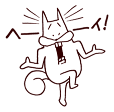 Squirrel the Joyful 6 sticker #3717593