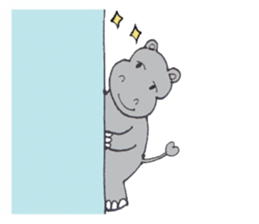 Kooky The Hippo sticker #3718631