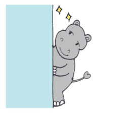 Kooky The Hippo sticker #3718631