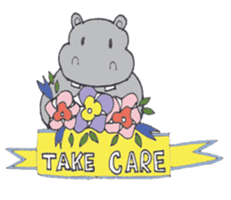 Kooky The Hippo sticker #3718632