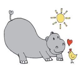 Kooky The Hippo sticker #3718633