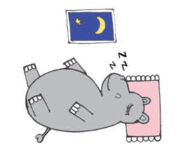 Kooky The Hippo sticker #3718634