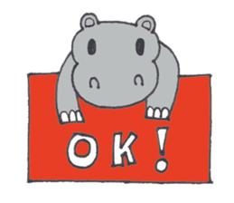 Kooky The Hippo sticker #3718638