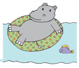 Kooky The Hippo sticker #3718640