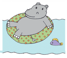 Kooky The Hippo sticker #3718640