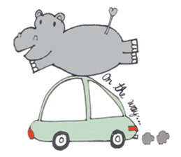 Kooky The Hippo sticker #3718643