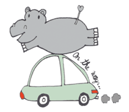 Kooky The Hippo sticker #3718643
