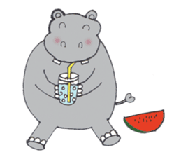 Kooky The Hippo sticker #3718647