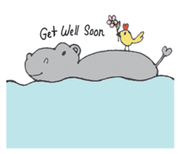 Kooky The Hippo sticker #3718649