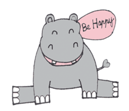 Kooky The Hippo sticker #3718650